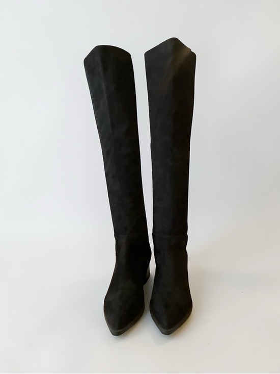 Steve Madden Black Over-the-Knee Women's Boots | Stretch Tall Flat Boot NWOB 7 - Picture 9 of 12